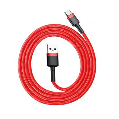 Baseus Cafule USB-USB-C kábel 3A ,1m, piros Baseus Cafule USB-USB-C kábel 3A ,1m, piros