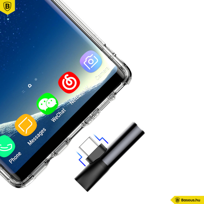 Baseus L41 USB-C Audió adapter + jack 3,5 mm Baseus - Fekete Baseus L41 USB-C Audió adapter + jack 3,5 mm Baseus - Fekete