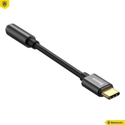 Baseus L54 USB-C - 3,5 mm-es audio adapter - Fekete Baseus L54 USB-C - 3,5 mm-es audio adapter - Fekete