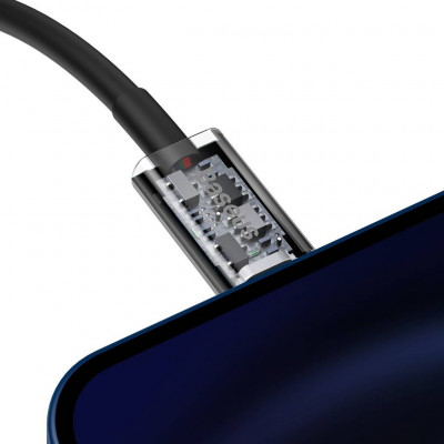 Baseus Superior USB-C / Lightning kábel, 20 W, PD, 1 m, fekete
