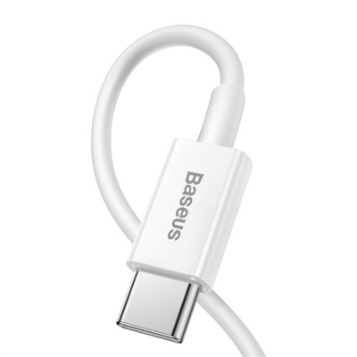 Baseus Superior USB-C – Lightning kábel, 20 W, 2 m – fehér Baseus Superior USB-C – Lightning kábel, 20 W, 2 m – fehér