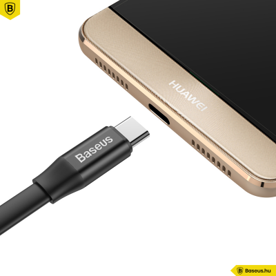 Baseus Nimble USB-C gyors adat/töltőkábel 23cm - Fekete Baseus Nimble USB-C gyors adat/töltőkábel 23cm - Fekete