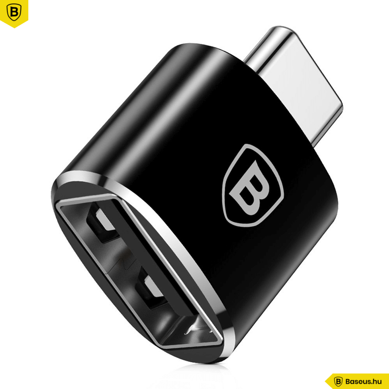 Baseus USB/Type-C átalakító Adapter - Fekete Baseus USB/Type-C átalakító Adapter - Fekete