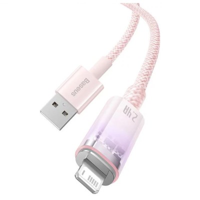 Baseus Explorer Sorozat USB / Lightning gyorstöltő kábel 1m, 2.4A (rózsaszín) Baseus Explorer Sorozat USB / Lightning gyorstöltő kábel 1m, 2.4A (rózsaszín)