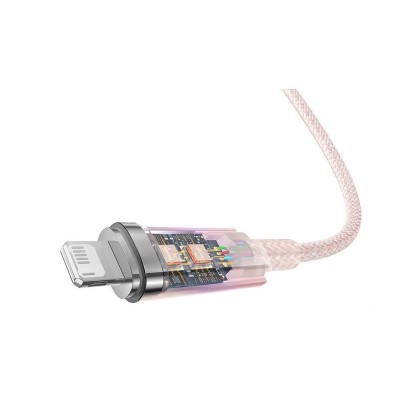 Baseus Explorer Sorozat USB / Lightning gyorstöltő kábel 1m, 2.4A (rózsaszín) Baseus Explorer Sorozat USB / Lightning gyorstöltő kábel 1m, 2.4A (rózsaszín)