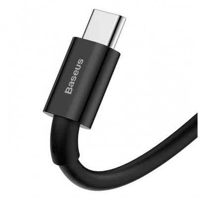Baseus Superior sorozatú kábel USB-USB-C, 66 W, 2 m, fekete Baseus Superior sorozatú kábel USB-USB-C, 66 W, 2 m, fekete