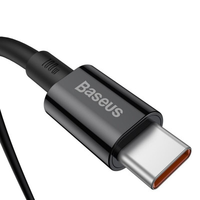 Baseus Superior USB-C–USB-C kábel, 100W, 1 m – fekete