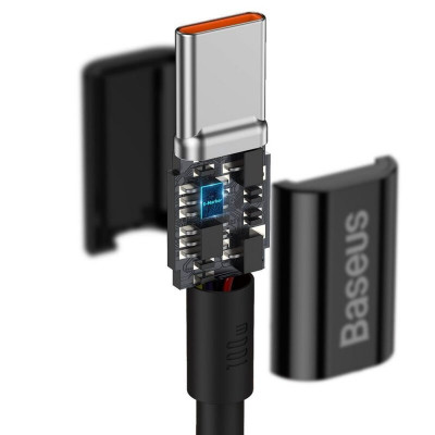 Baseus Superior USB-C–USB-C kábel, 100W, 1 m – fekete