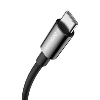 Baseus Superior Series SUPERVOOC gyorstöltő adatkábel USB - USB-C 65W, 1 m, fekete Baseus Superior Series SUPERVOOC gyorstöltő adatkábel USB - USB-C 65W, 1 m, fekete
