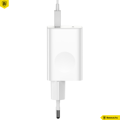 Baseus hálózati gyorstöltő USB QC 3.0 24W - Fehér Baseus hálózati gyorstöltő USB QC 3.0 24W - Fehér
