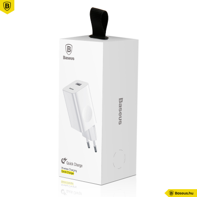 Baseus hálózati gyorstöltő USB QC 3.0 24W - Fehér Baseus hálózati gyorstöltő USB QC 3.0 24W - Fehér