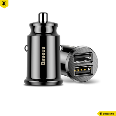 Baseus Grain autós töltő 3.1A 2USB Baseus Grain autós töltő 3.1A 2USB