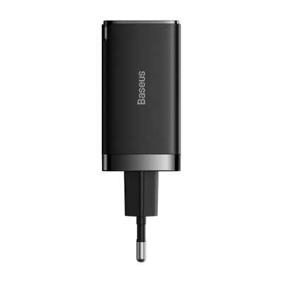 Baseus GaN5 Pro hálózati töltő, 2xUSB-C + USB, 65W (fekete) Baseus GaN5 Pro hálózati töltő, 2xUSB-C + USB, 65W (fekete)