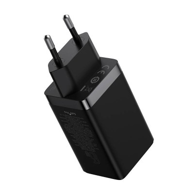 Baseus GaN5 Pro hálózati töltő, 2xUSB-C + USB, 65W (fekete) Baseus GaN5 Pro hálózati töltő, 2xUSB-C + USB, 65W (fekete)