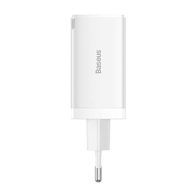 Baseus GaN5 Pro hálózati töltő, 2xUSB-C + USB, 65W (fehér) Baseus GaN5 Pro hálózati töltő, 2xUSB-C + USB, 65W (fehér)