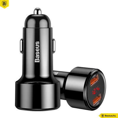 Baseus Magic Series 2USB autós töltő 6A/45W QC 3.0 gyors töltés Baseus Magic Series 2USB autós töltő 6A/45W QC 3.0 gyors töltés
