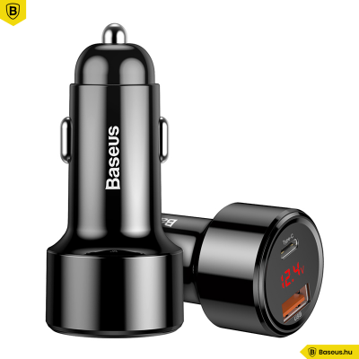 Baseus Magic Series PPS - USB/USB-C autós töltő QC 4.0+ / QC3.0 6A/45W Baseus Magic Series PPS - USB/USB-C autós töltő QC 4.0+ / QC3.0 6A/45W