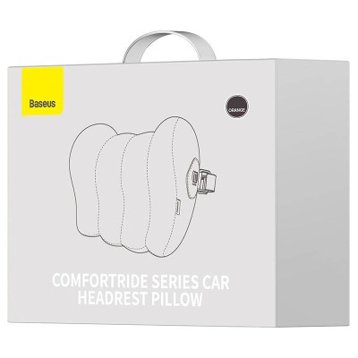 Baseus Comfort Ride autós fejtámlára szerelhető párna (narancs) Baseus Comfort Ride autós fejtámlára szerelhető párna (narancs)