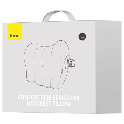 Baseus Comfort Ride autós fejtámlára szerelhető párna (szürke) Baseus Comfort Ride autós fejtámlára szerelhető párna (szürke)
