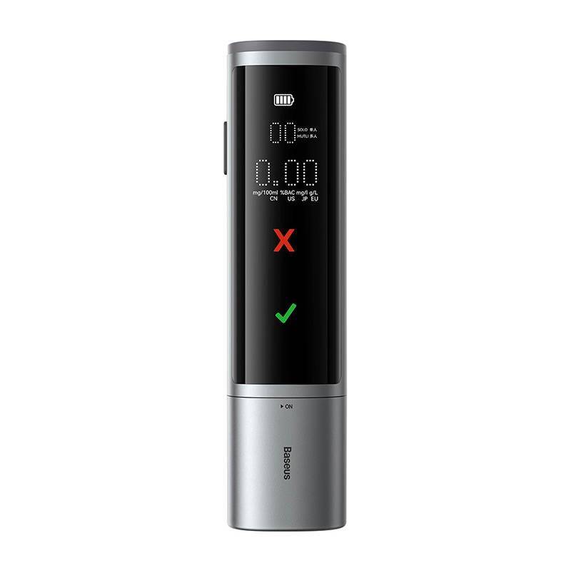 Baseus SafeJourney Pro Elektronikus alkoholszonda (szürke) Baseus SafeJourney Pro Elektronikus alkoholszonda (szürke)