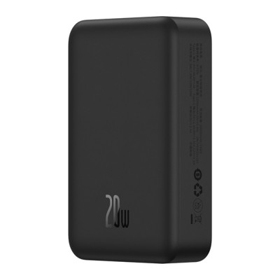 Baseus EnerFill FM41 mágneses powerbank 20000 mAh, 20W – fekete Baseus EnerFill FM41 mágneses powerbank 20000 mAh, 20W – fekete