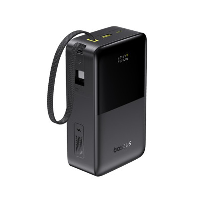Baseus EnerFill FC51 Bipow 2 Pro powerbank, 30000 mAh, 22,5W – fekete Baseus EnerFill FC51 Bipow 2 Pro powerbank, 30000 mAh, 22,5W – fekete