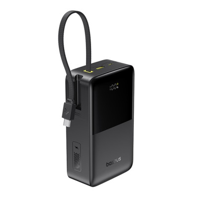 Baseus EnerFill FC51 Bipow 2 Pro powerbank, 30000 mAh, 22,5W – fekete Baseus EnerFill FC51 Bipow 2 Pro powerbank, 30000 mAh, 22,5W – fekete