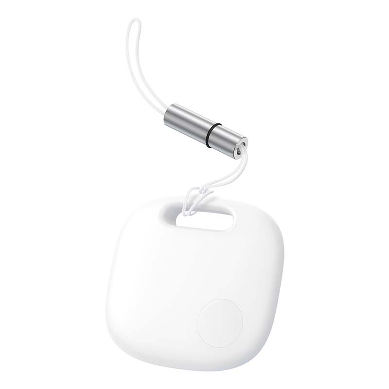 Baseus T2Pro Bluetooth nyomkövető zsinórral, fehér Baseus T2Pro Bluetooth nyomkövető zsinórral, fehér
