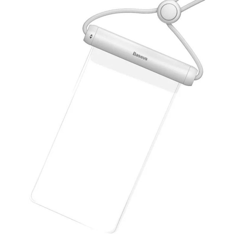 Baseus Cylinder univerzális vízálló tok okostelefonokhoz (fehér) Baseus Cylinder univerzális vízálló tok okostelefonokhoz (fehér)