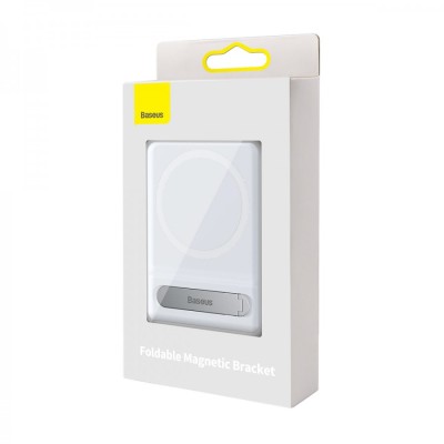 Baseus Összecsukható mágneses bölcső iPhone MagSafe készülékhez (fehér) Baseus Összecsukható mágneses bölcső iPhone MagSafe készülékhez (fehér)