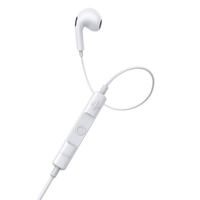 Baseus Encok C17 USB-C mikrofonos vezetékes fülhallgató – fehér