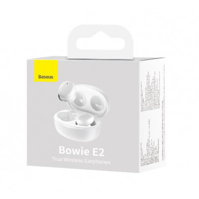 Baseus Bowie E2 TWS fülhallgató, fehér Baseus Bowie E2 TWS fülhallgató, fehér