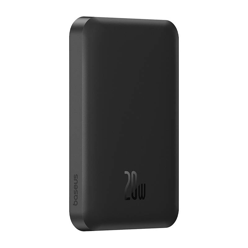Baseus Magnetic Mini (MagSafe) Powerbank, 5000mAh, 20W (fekete) Baseus Magnetic Mini (MagSafe) Powerbank, 5000mAh, 20W (fekete)
