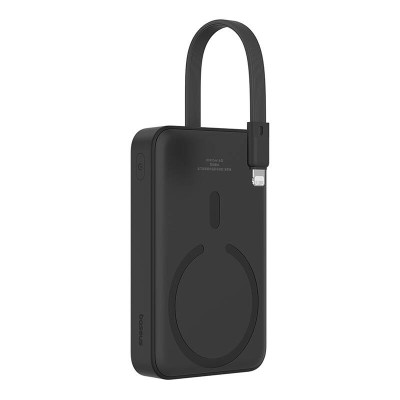 Baseus Magnetic Mini Powerbank, 10000mAh,Lightning, USB-C, 20W, MagSafe (fekete) Baseus Magnetic Mini Powerbank, 10000mAh,Lightning, USB-C, 20W, MagSafe (fekete)