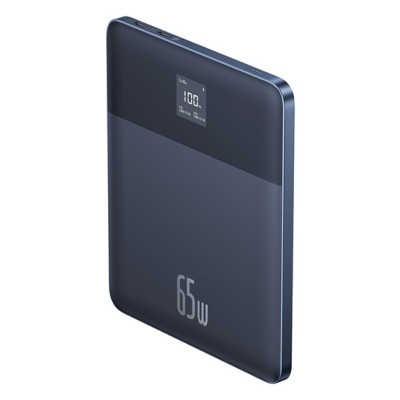 Baseus Blade2 powerbank 12000 mAh, 65W, 2×USB-C – kék Baseus Blade2 powerbank 12000 mAh, 65W, 2×USB-C – kék