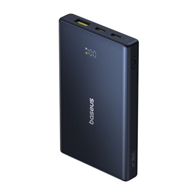 Baseus PicoGo powerbank, 10000 mAh, 20W, 2×USB-C + USB-A – fekete Baseus PicoGo powerbank, 10000 mAh, 20W, 2×USB-C + USB-A – fekete