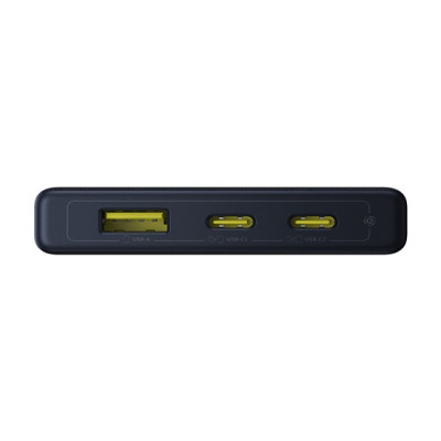 Baseus PicoGo powerbank, 10000 mAh, 20W, 2×USB-C + USB-A – fekete Baseus PicoGo powerbank, 10000 mAh, 20W, 2×USB-C + USB-A – fekete