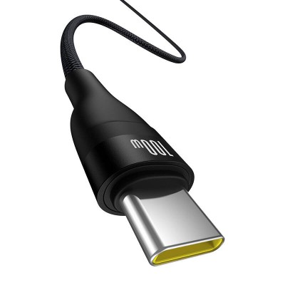 Baseus Flash 2 gyorstöltő kábel USB / USB-C, 100W, 2m (fekete) Baseus Flash 2 gyorstöltő kábel USB / USB-C, 100W, 2m (fekete)