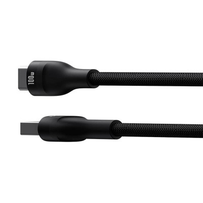 Baseus Flash 2 gyorstöltő kábel USB / USB-C, 100W, 2m (fekete) Baseus Flash 2 gyorstöltő kábel USB / USB-C, 100W, 2m (fekete)