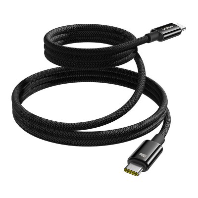 Baseus Tungsten Gold mágneses USB-C / USB-C kábel 100W 1m - (fekete) Baseus Tungsten Gold mágneses USB-C / USB-C kábel 100W 1m - (fekete)