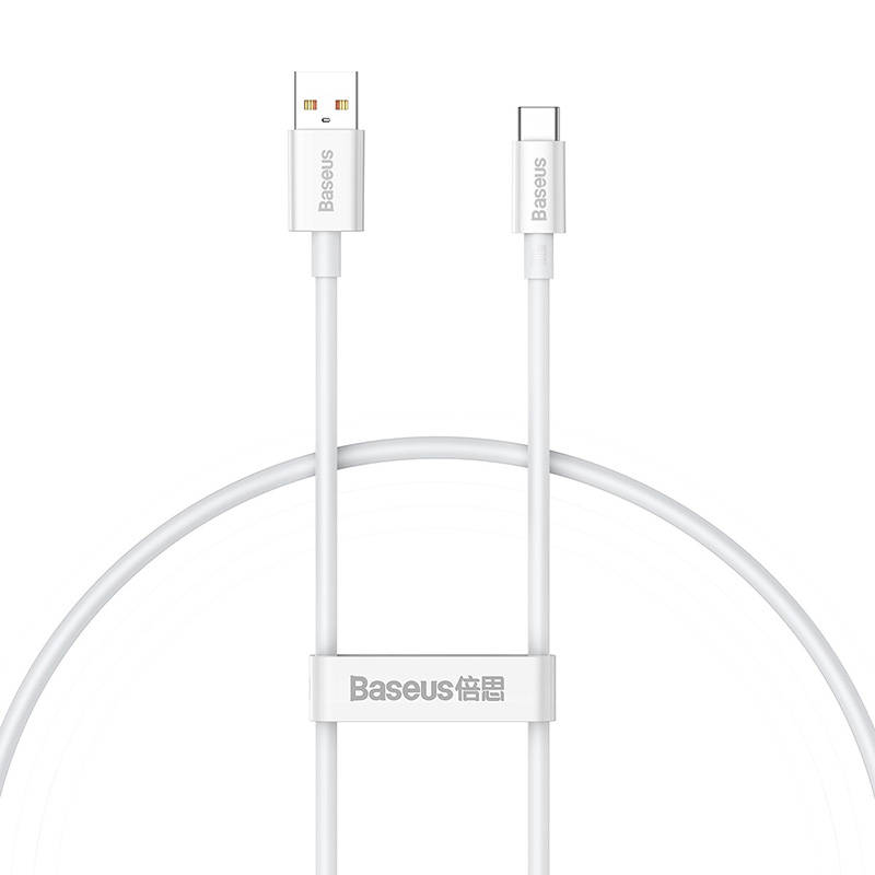 Baseus Superior USB - USB-C kábel, 100W, 0.25 m (fehér) Baseus Superior USB - USB-C kábel, 100W, 0.25 m (fehér)