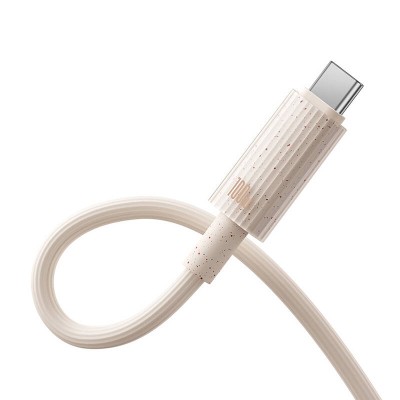 Baseus Habitat Series gyorstöltő kábel USB-C - USB-C, 100W, 1 m (rózsaszín) Baseus Habitat Series gyorstöltő kábel USB-C - USB-C, 100W, 1 m (rózsaszín)