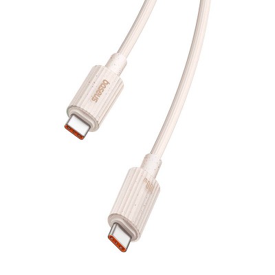 Baseus Habitat Series gyorstöltő kábel USB-C - USB-C, 100W, 1 m (rózsaszín) Baseus Habitat Series gyorstöltő kábel USB-C - USB-C, 100W, 1 m (rózsaszín)