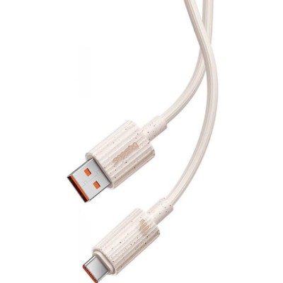 Baseus Habitat Series gyorstöltő kábel USB - USB-C, 100W, 1 m (rózsaszín) Baseus Habitat Series gyorstöltő kábel USB - USB-C, 100W, 1 m (rózsaszín)