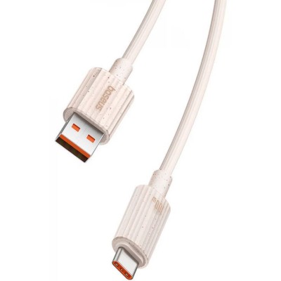 Baseus Habitat Series gyorstöltő kábel USB - USB-C, 100W, 1 m (rózsaszín) Baseus Habitat Series gyorstöltő kábel USB - USB-C, 100W, 1 m (rózsaszín)