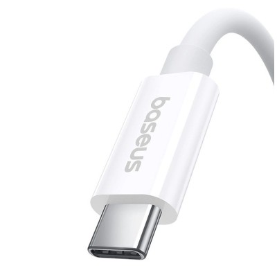 Baseus Superior 2 Series USB-C / USB-C kábel 240W PD 8K 60Hz 1m - fehér Baseus Superior 2 Series USB-C / USB-C kábel 240W PD 8K 60Hz 1m - fehér