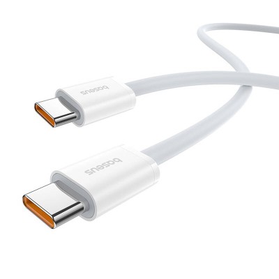 Baseus Superior 2 Series USB-C-USB-C kábel, 100 W, 2 m, fehér Baseus Superior 2 Series USB-C-USB-C kábel, 100 W, 2 m, fehér