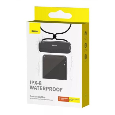 Baseus AquaGlide Vízálló telefontok (fekete) Baseus AquaGlide Vízálló telefontok (fekete)
