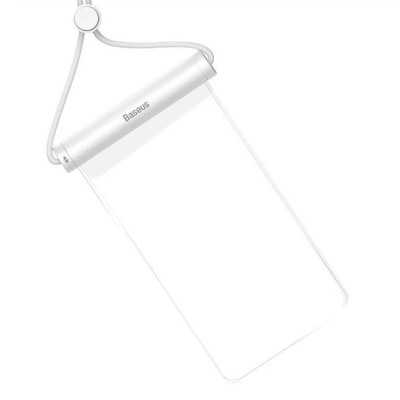 Baseus AquaGlide vízálló telefontok hengeres csúszózárral (fehér) Baseus AquaGlide vízálló telefontok hengeres csúszózárral (fehér)