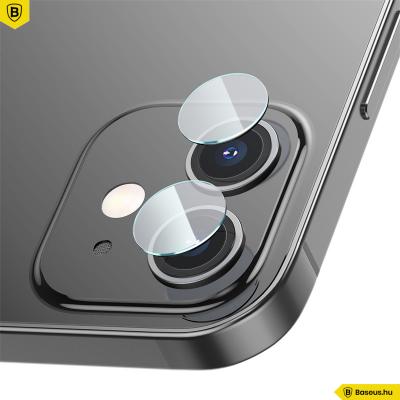 Baseus iPhone 12 Mini/12 kamera védőlencse 0,25mm (2db/cs.) Baseus iPhone 12 Mini/12 kamera védőlencse 0,25mm (2db/cs.)